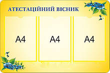 Стенд:Атестаційний куточок"