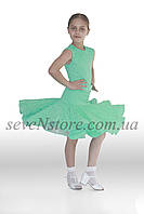 Рейтинговое платье Бейсик для бальных танцев Sevenstore 9106 Мята