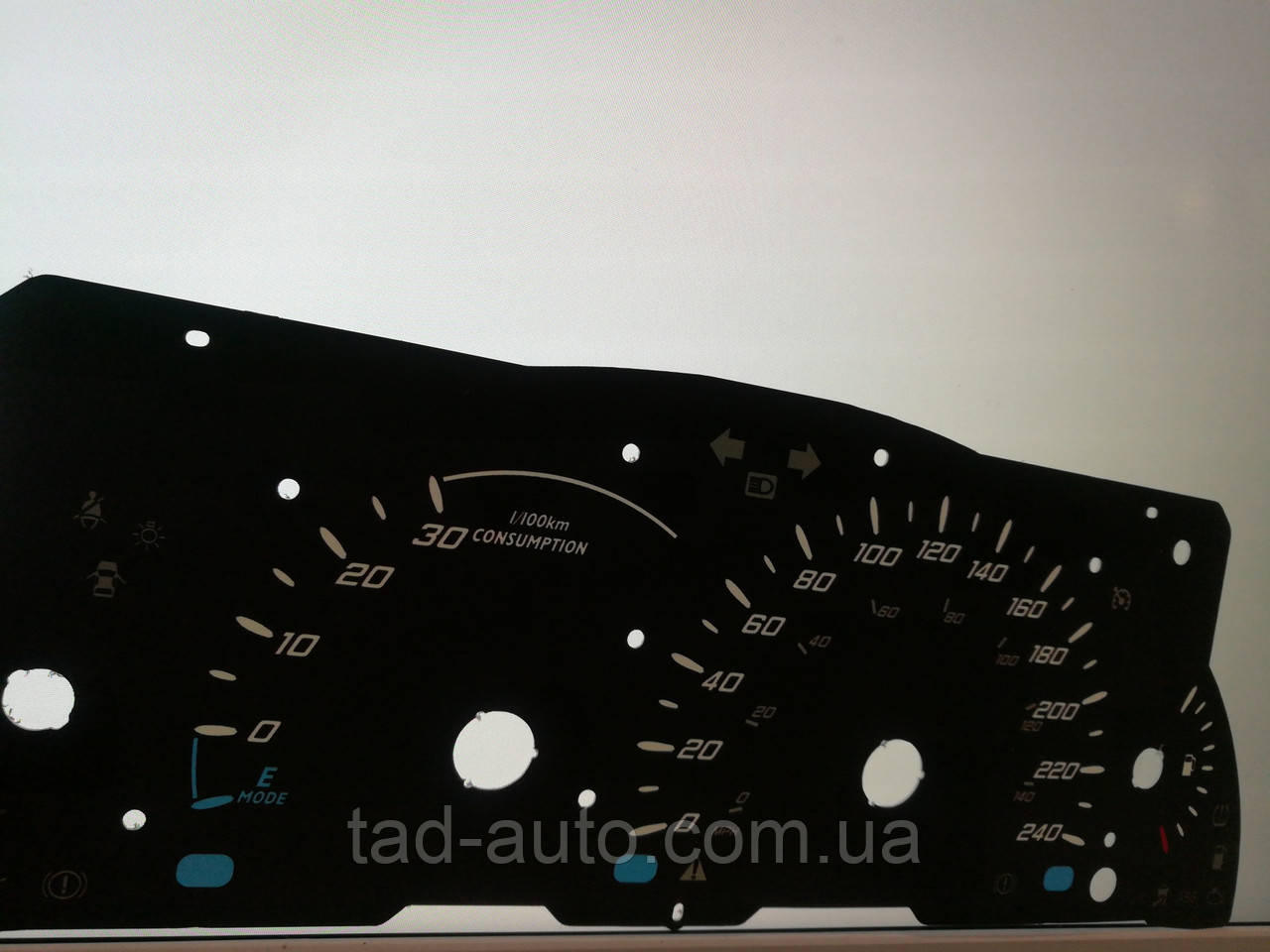 Шкалы приборов Toyota Camry hv40