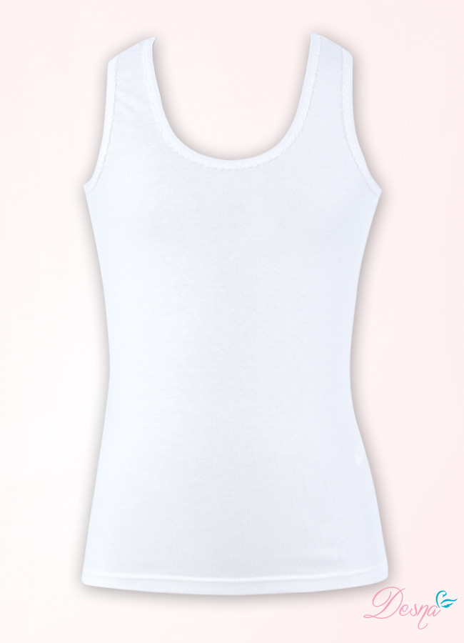 Майка дитяча для дівчинки. 6/7 років. TM Donella. Біла, фото 1