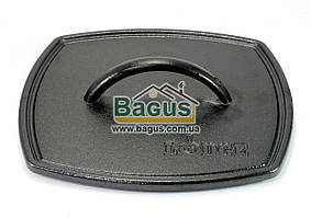 Чавунний прес (притискач) для гриля ребристий 210х210 мм 1,8 кг Lodge (США) LPP3