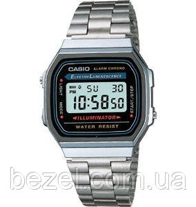 Чоловічі годинники Casio A-168WA-1 A168WA-1YES Касіо японські кварцові