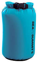 Голубой гермочехол на 8 литров Sea To Summit LightWeight Dry Sack 8L blue, STS ADS8BL, 17х46 см.