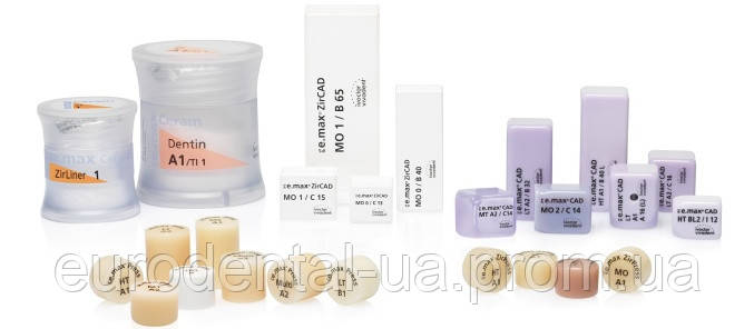 IPS e.max CAD С14/5 Блоки CEREC/inLab LT/MT/HT (A1-D4) для техніки CAD - фото 3 - id-p571896639