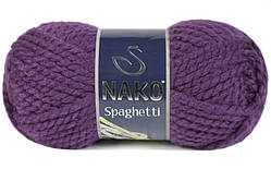 Nako SPAGHETTI ( Спагетті ) № 3853 фіолетовий (Вовна з акрилом, нитки для в'язання)
