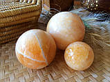 Куля з каменю, кальцит, діаметр від 4,5 см., фото 2