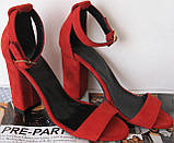 Viva! Красиві жіночі пудра шкіра відкриті босоніжки каблук 10 см літо беж 36 розм, фото 10