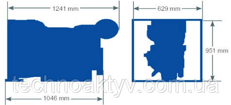 Дизельный двигатель Perkins 1104A-44G