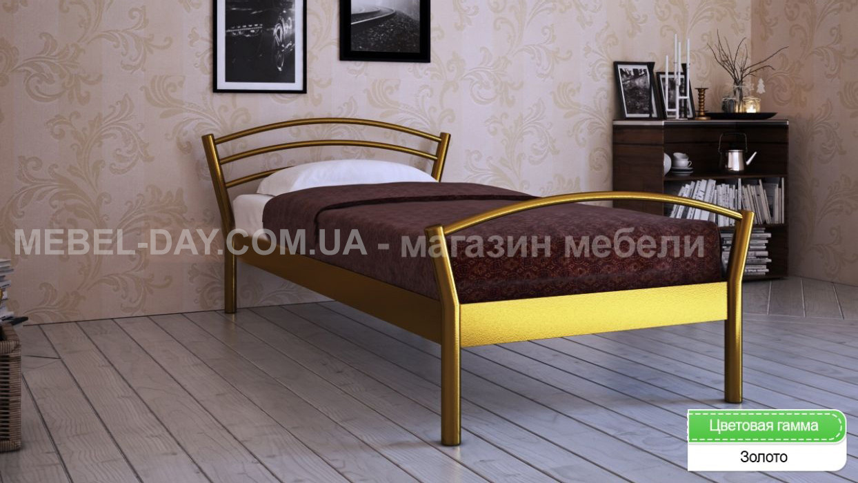 Кровать односпальная "Марко 2" металлическая - фото 8 - id-p571944864