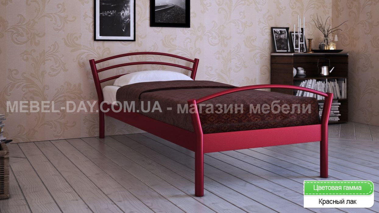 Кровать односпальная "Марко 2" металлическая - фото 9 - id-p571944864