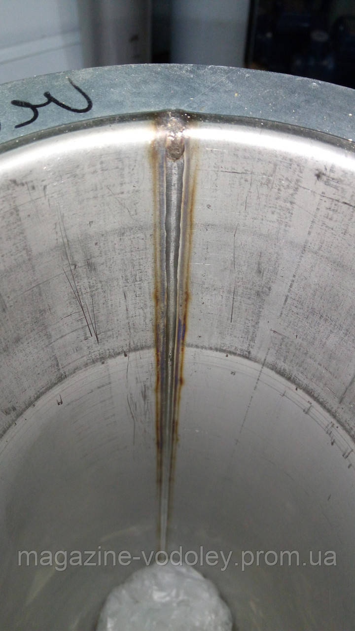 Труба дымоходная нержавеющая сталь 1 м (толщина 0,5мм), диаметр 130 мм - фото 4 - id-p571966553