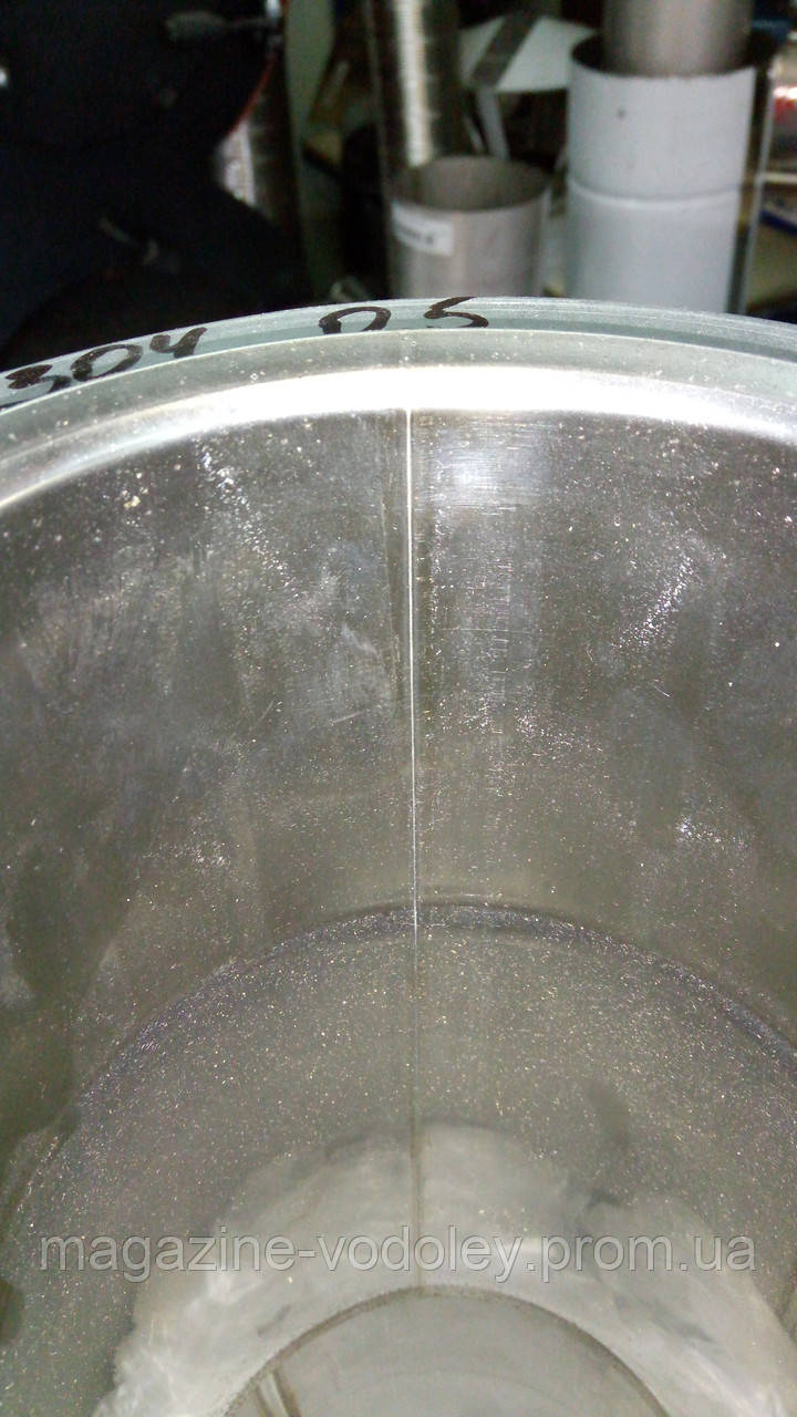 Труба дымоходная нержавеющая сталь 1 м (толщина 0,5мм), диаметр 130 мм - фото 3 - id-p571966553