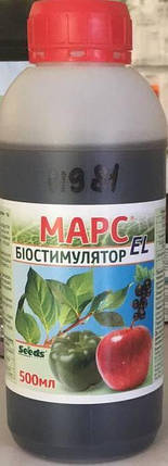 Біостимулятор росту Марс-EL (500мл) — плівкоутворюючих, для насіння і рослин, вбереже від заморозків і посухи, фото 2