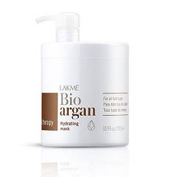 Маска для волосся зі 100% органічною аргановою олією LAKME K.Therapy Bio-argan Hydrating Mask 1000 мл