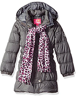 Пальто с шарфом Pink Platinum (США) для девочки 3-4 года