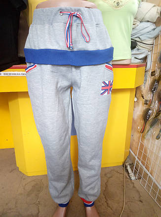 Спортивні штани утеплені чоловічі трикотажні на флісі GOODSEND, фото 1