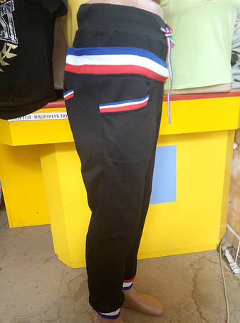 Спортивні штани утеплені чоловічі трикотажні на флісі GOODSEND, фото 2