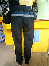 Спортивні штани утеплені чоловічі трикотажні на флісі LEO, фото 3