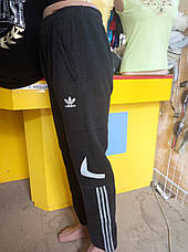 Спортивні штани утеплені чоловічі трикотажні на флісі ADIDAS, фото 5