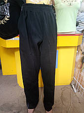 Спортивні штани утеплені чоловічі трикотажні на флісі, є великі розміри SPORT, фото 3