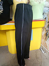 Спортивні штани утеплені чоловічі трикотажні на флісі, є великі розміри SPORT, фото 4