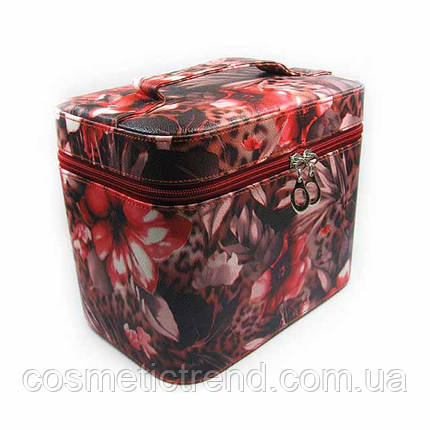 Скринька жіноча подарункова зі штучної шкіри з дзеркалом, фото 1
