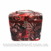 Скринька жіноча подарункова зі штучної шкіри з дзеркалом, фото 2