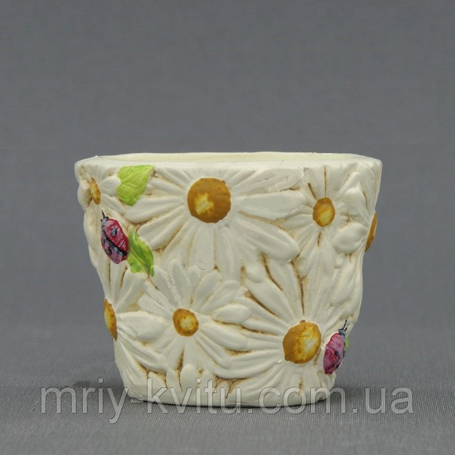 Горщик керамічний для пересадки кактусів К1.059.08