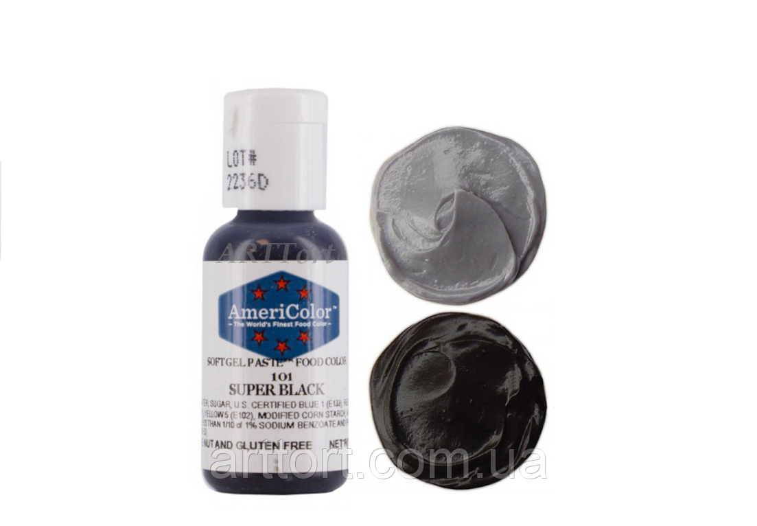 Фарба AmeriColor Super Black, Суперчорний 21 грам