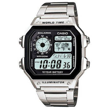 Чоловічі годинники Casio AE-1200WHD-1AVEF Касіо японські кварцові