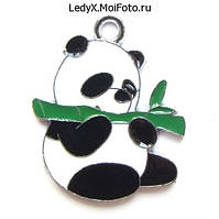 Підвіска з емаллю Панда (3*2,5 см)