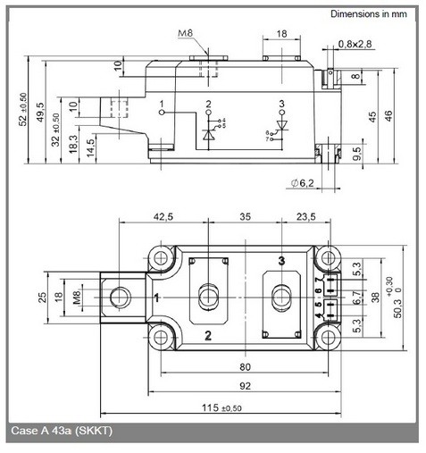 SKKT273/16E -тиристорний модуль