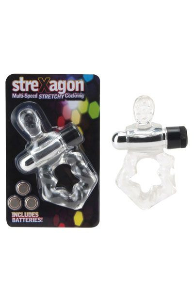 Кільце ерекційне Strexagon Multispeed Stretchy Cockring