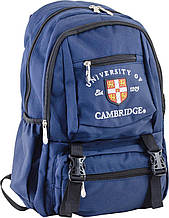 Рюкзак підлітковий ТМ "Cambridge" (кишені, синій)