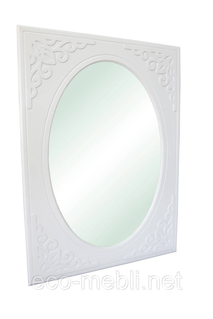 Дзеркало вертикальне Анжеліка біле Неман, фото 1