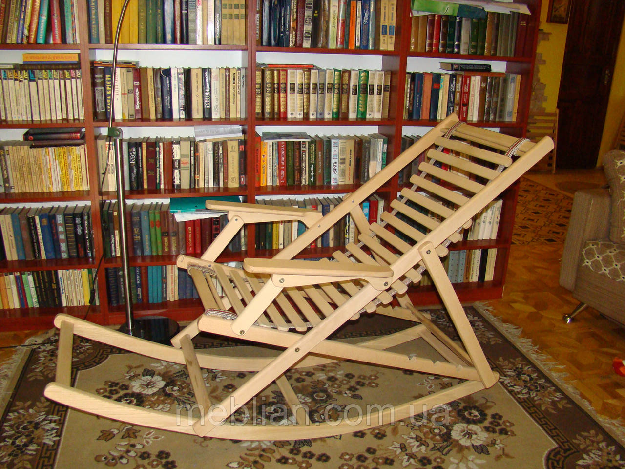 Шезлонг дерев`яний+ гойдалка, фото 1