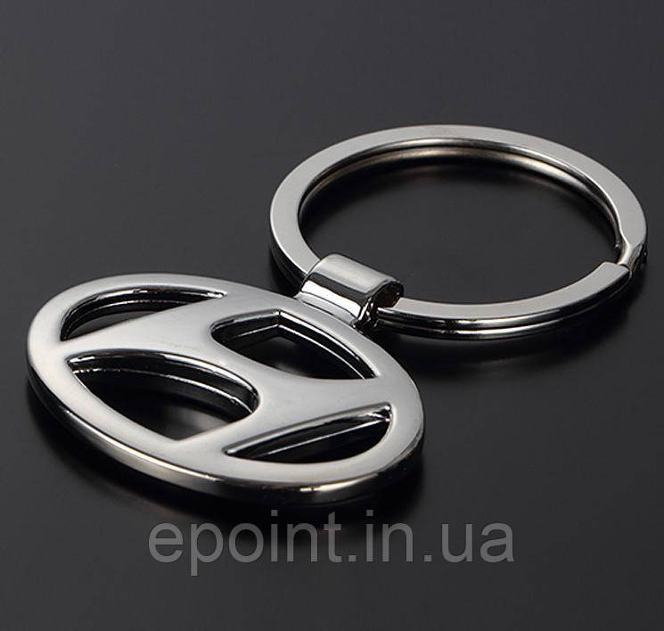 Брелок логотип Hyundai, хром