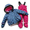 Зимовий термокостюм для дівчинки 1-3 років, р. 80-98 ТМ Peluche&Tartine China Blue / Berry F17 BF M 16, фото 4