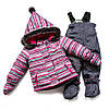 Зимовий термокостюм для дівчинки 1-2 років, р. 80-92 ТМ Peluche&Tartine Coraline/Smokey Grey F17M14BF, фото 3