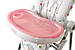 Стільчик для годування Sapphire Smile (трикутник) зручний складаний пересувний Рожевий, фото 4