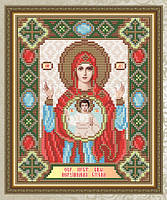 Набір алмазної вишивки (мозаїки) ікони "Богородиця Незламна Стіна"