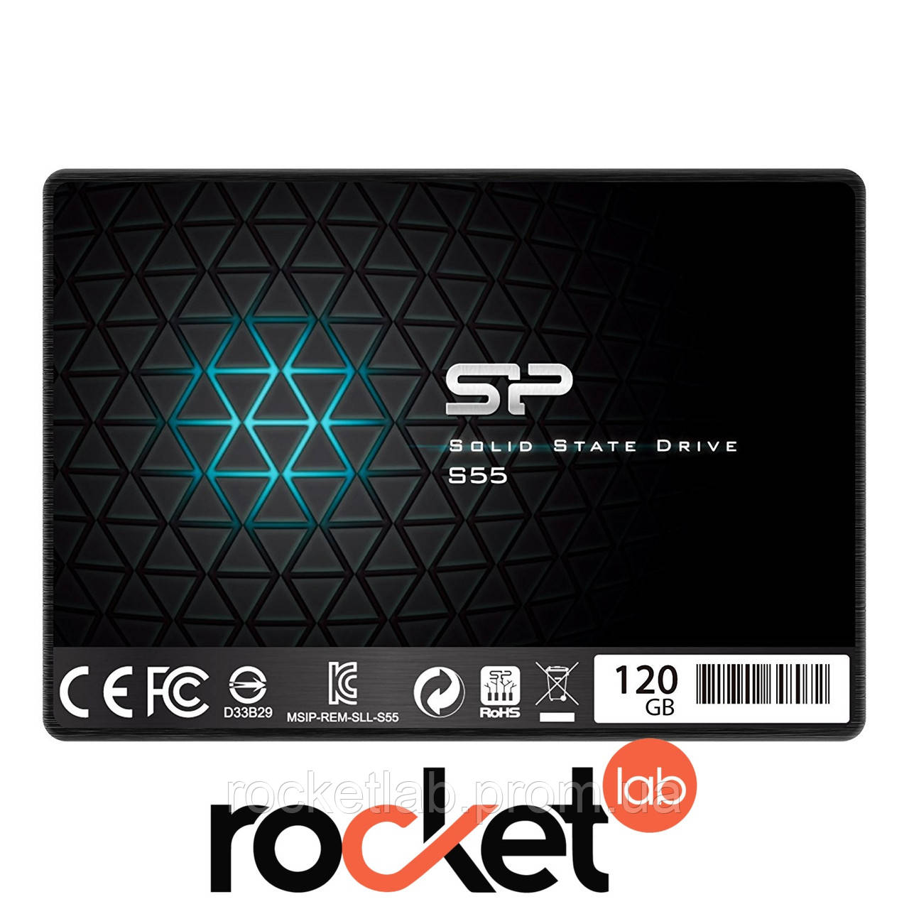 Накопитель SSD 120GB Silicon Power Slim S55 2.5" SATAIII TLC (SP120GBSS3S55S25) OEM - фото 2 - id-p572399365