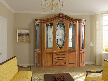 Стінка в класичному стилі  для вітальні Цезар 3 Світ меблів, фото 2