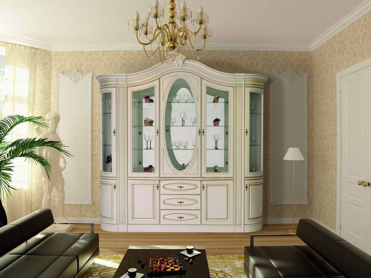 Меблі для вітальні  Цезар 3 Світ меблів, колір клен