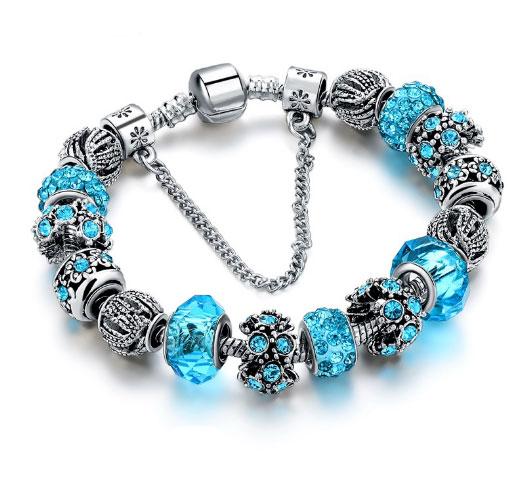 Жіночий браслет SHARM в стилі PANDORA - Blue