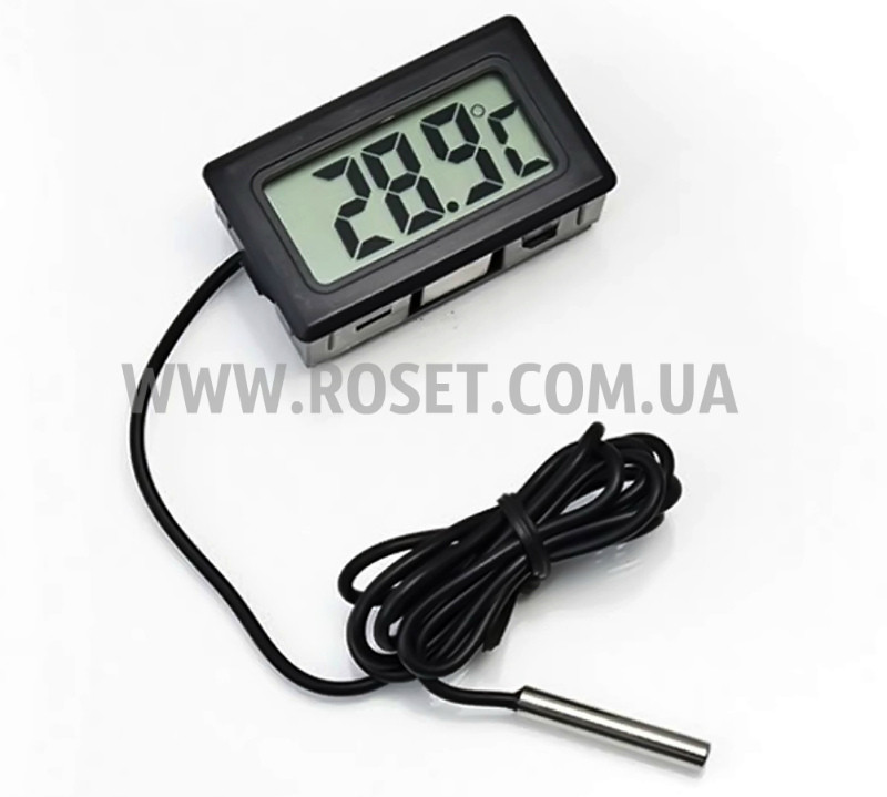 Електронний термометр дротовий із виносним датчиком температури — Digital Thermometer