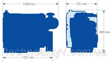 Дизельный двигатель Perkins 1104D-E44TAG1 (84.2 кВт)