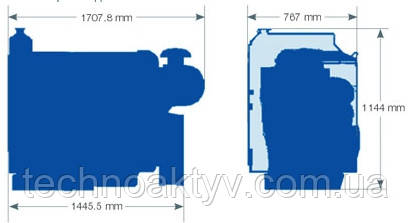 Дизельный двигатель Perkins 1106C-E66TAG2 (133 кВт)
