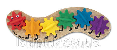 Дерев'яна іграшка Гусінь Melissa&Doug, фото 2