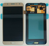 Дисплей (модуль) + сенсор Samsung Galaxy J7 J700F J700H J700M J7008 (золотой)